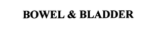 BOWEL & BLADDER logo