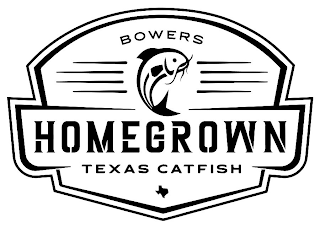 BOWERS HOMEGROWN TEXAS CATFISH logo