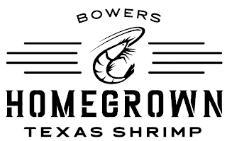 BOWERS HOMEGROWN TEXAS SHRIMP logo