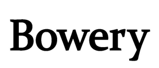 BOWERY logo