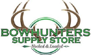BOWHUNTERS SUPPLY STORE NOCKED & LOADED logo