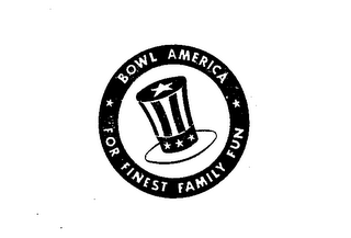 BOWL AMERICA FOR FINEST FAMILY FUN logo