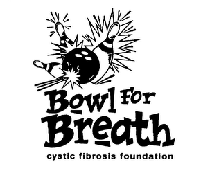 BOWL FOR BREATH CYSTIC FIBROSIS FOUNDATION logo