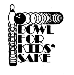 BOWL FOR KIDS' SAKE logo