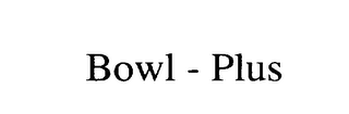 BOWL-PLUS logo