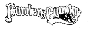 BOWLERS COUNTRY USA logo
