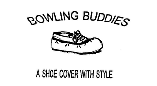 BOWLING BUDDIES A SHOE COVER WITH STYLE logo