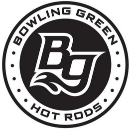 BOWLING GREEN HOT RODS BG logo