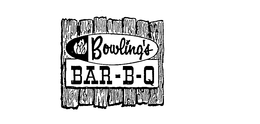 BOWLING'S BAR-B-Q logo