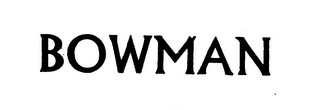 BOWMAN logo