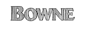 BOWNE logo