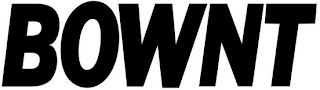 BOWNT logo
