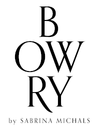 BOWRY BY SABRINA MICHALS logo