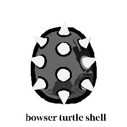 BOWSER TURTLE SHELL logo
