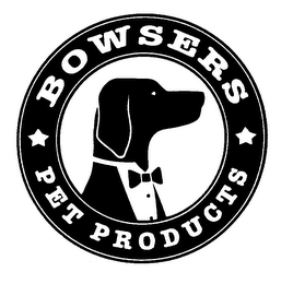 BOWSERS PET PRODUCTS logo