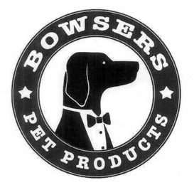 BOWSERS PET PRODUCTS logo