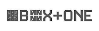 BOX AND ONE BOX + ONE logo