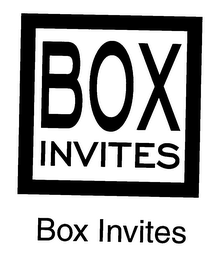 BOX INVITES logo