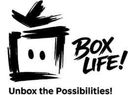 BOX LIFE! UNBOX THE POSSIBILITIES! logo