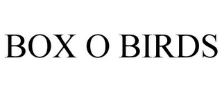 BOX O BIRDS logo