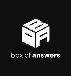 BOX OF ANSWERS BOA logo