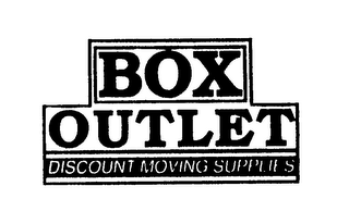 BOX OUTLET DISCOUNT MOVING SUPPLIES logo
