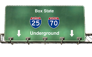 BOX STATE UNDERGROUND INTERSTATE 25 INTERSTATE 70 logo
