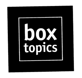 BOX TOPICS logo