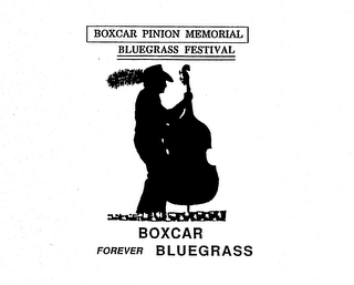 BOXCAR PINION MEMORIAL BLUEGRASS FESTIVAL BOXCAR FOREVER BLUEGRASS logo