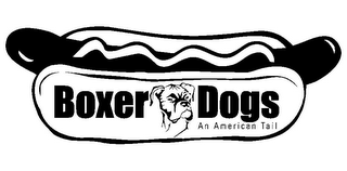 BOXER DOGS AN AMERICAN TAIL logo