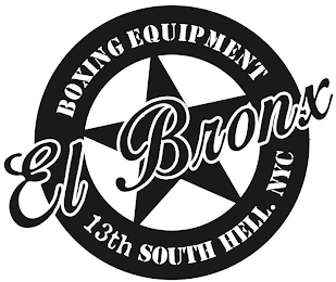 BOXING EQUIPMENT EL BRONX 13TH SOUTH HELL. NYC logo