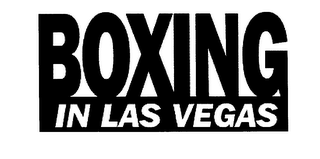 BOXING IN LAS VEGAS logo