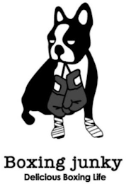 BOXING JUNKY DELICIOUS BOXING LIFE logo