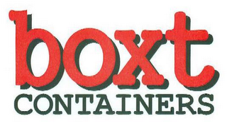 BOXT CONTAINERS logo