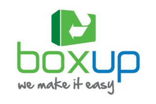BOXUP WE MAKE IT EASY logo