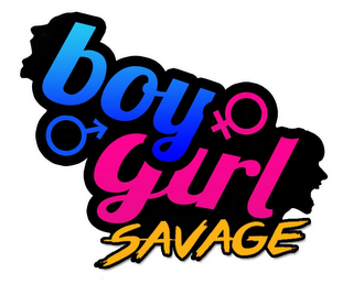 BOY GIRL SAVAGE logo