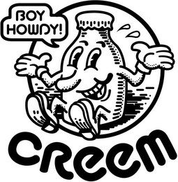 BOY HOWDY! CREEM logo