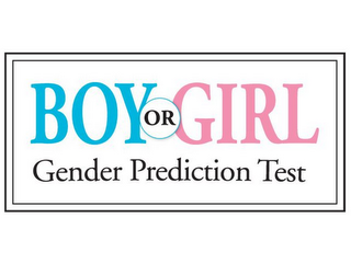 BOY OR GIRL GENDER PREDICTION TEST logo
