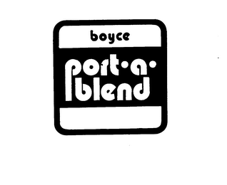 BOYCE PORT.A.BLEND logo