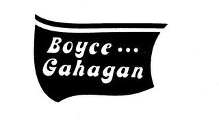 BOYCE...GAHAGAN logo
