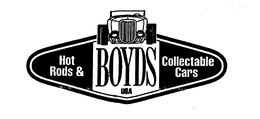 BOYD'S HOT RODS AND COLLECTABLE CARS logo