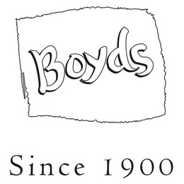 BOYDS SINCE 1900 logo