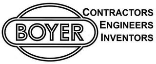 BOYER CONTRACTORS ENGINEERS INVENTORS logo