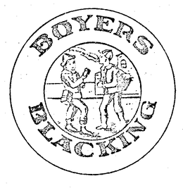 BOYERS BLACKING YOU CAN'T BEAT BOYERS logo