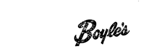 BOYLE'S logo
