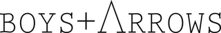 BOYS + ARROWS logo