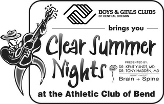 BOYS & GIRLS CLUBS OF CENTRAL OREGON BRINGS YOU CLEAR SUMMER NIGHTS AT THE ATHLETIC CLUB OF BEND logo