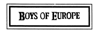 BOYS OF EUROPE logo