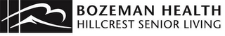 BOZEMAN HEALTH HILLCREST SENIOR LIVING logo