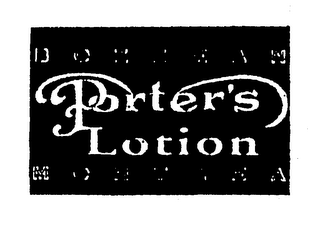 BOZEMAN PORTER'S LOTION MONTANA logo